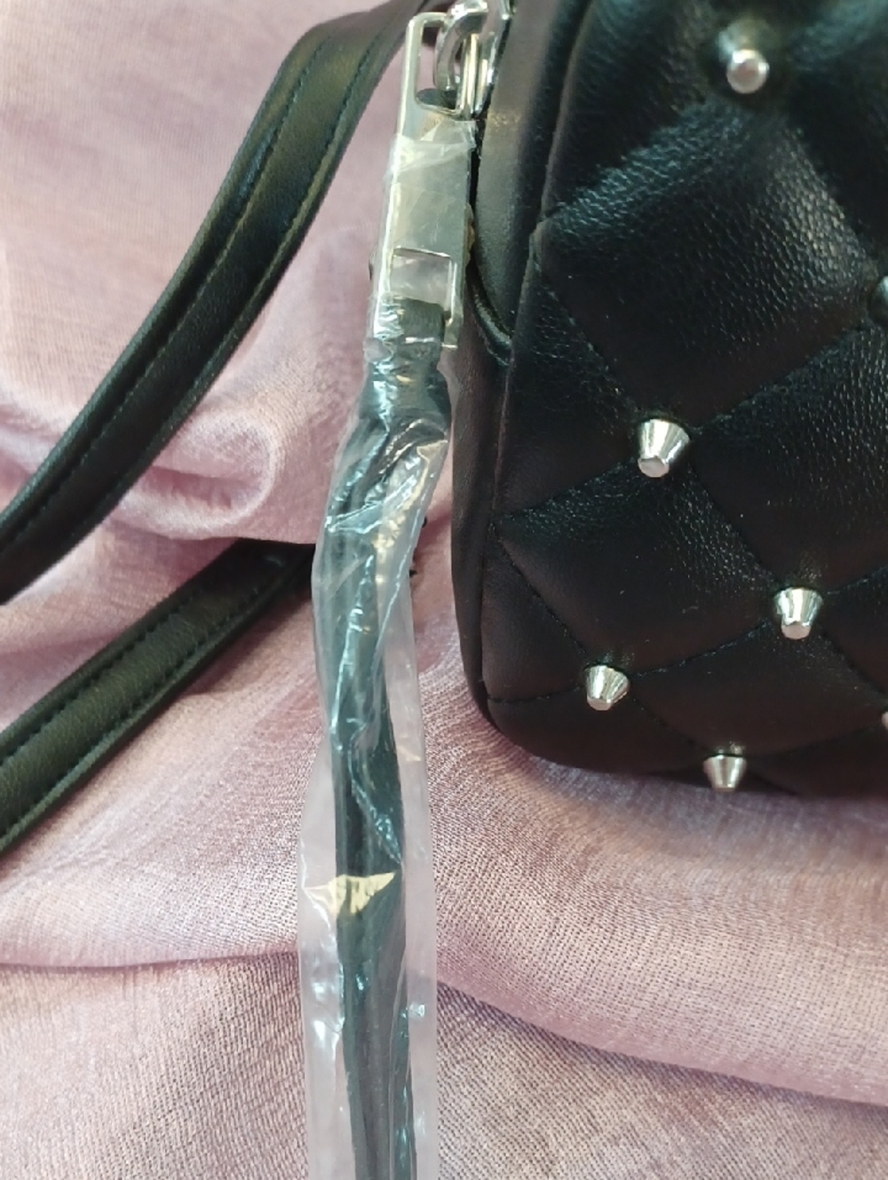 Rebecca Minkoff Leather Studded Bag NWOT - Picture 3 of 7